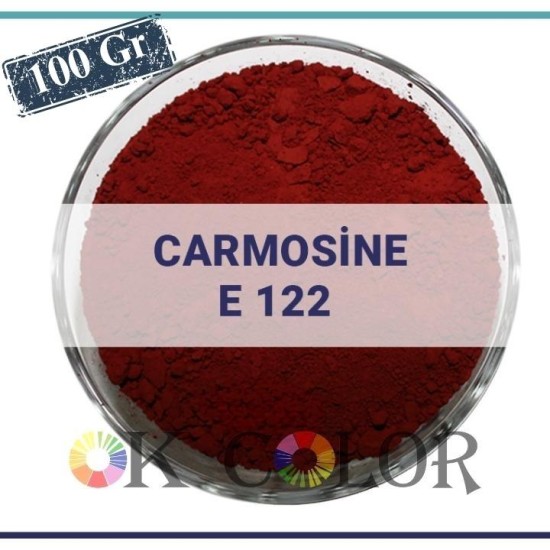 Carmoisine E122 Toz Kırmızı Gıda Boyası 100Gr