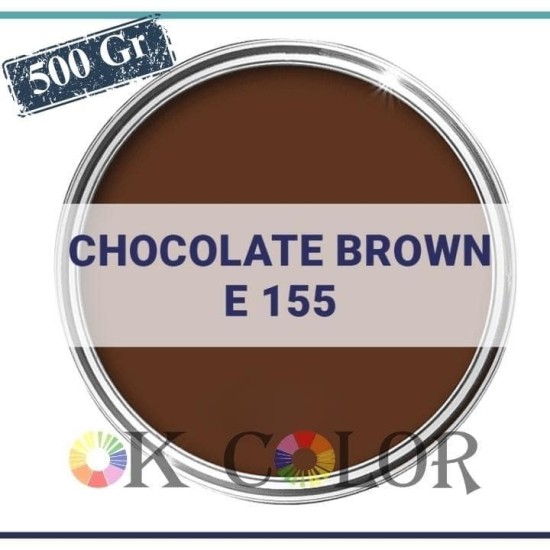 Chocolate Brown E155 Toz Kahve Rengi Gıda Boyası 500Gr