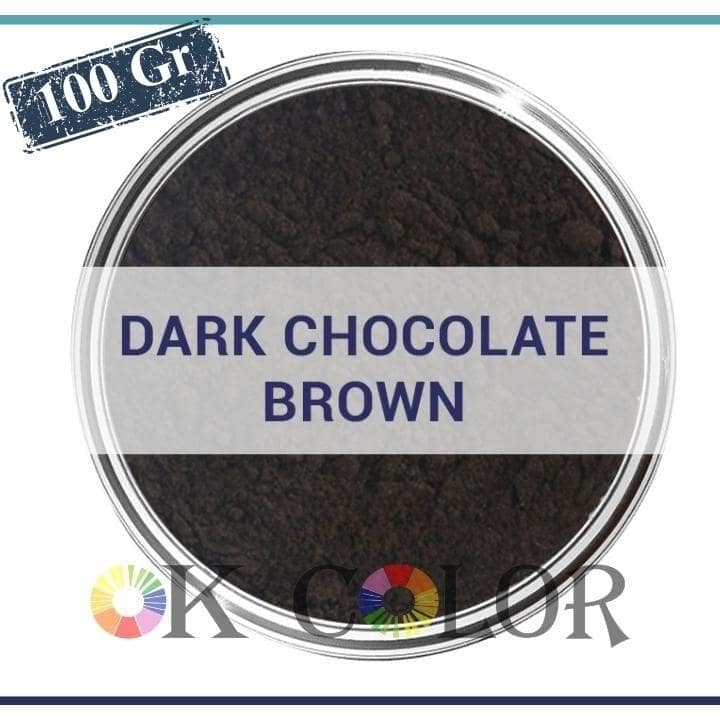 Dark Chocolate Brown E155 Toz Koyu Kahve Rengi Gıda Boyası 100Gr