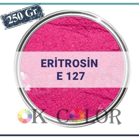 Erythrosine E127 Toz Pembe Gıda Boyası 250Gr