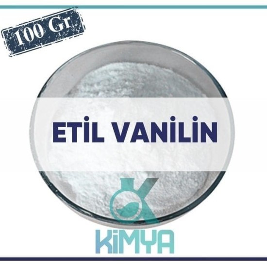 Etil Vanilin ( Ethyl Vanillin ) - Saf Vanilya 100Gr