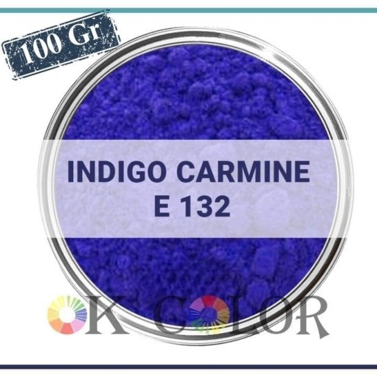 Indigo Carmine E132 Toz Koyu Mavi Gıda Boyası 100Gr