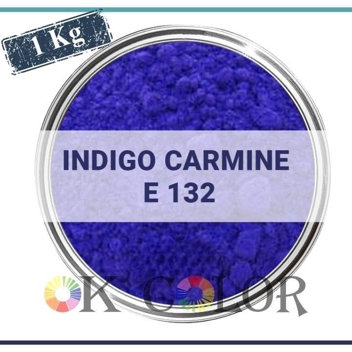 Indigo Carmine E132 Toz Koyu Mavi Gıda Boyası 1Kg