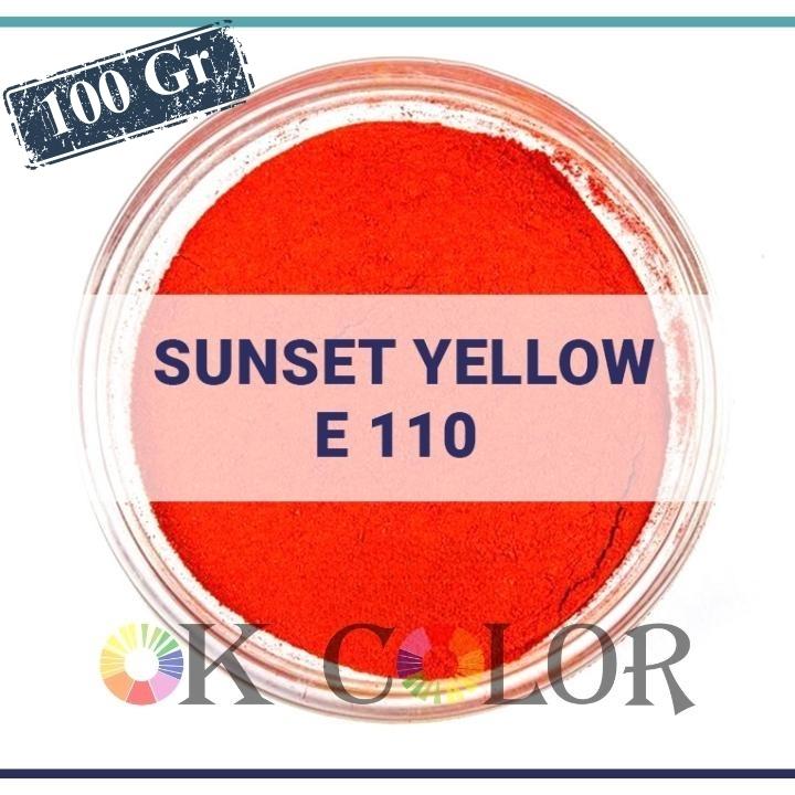 Sunset Yellow E110 Toz Turuncu Gıda Boyası 100Gr