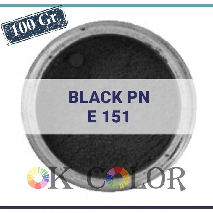 Black PN E151 Toz Siyahımsı Menekşe Gıda Boyası 100Gr