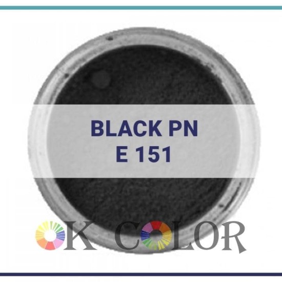 Black PN E151 Toz Siyahımsı Menekşe Gıda Boyası