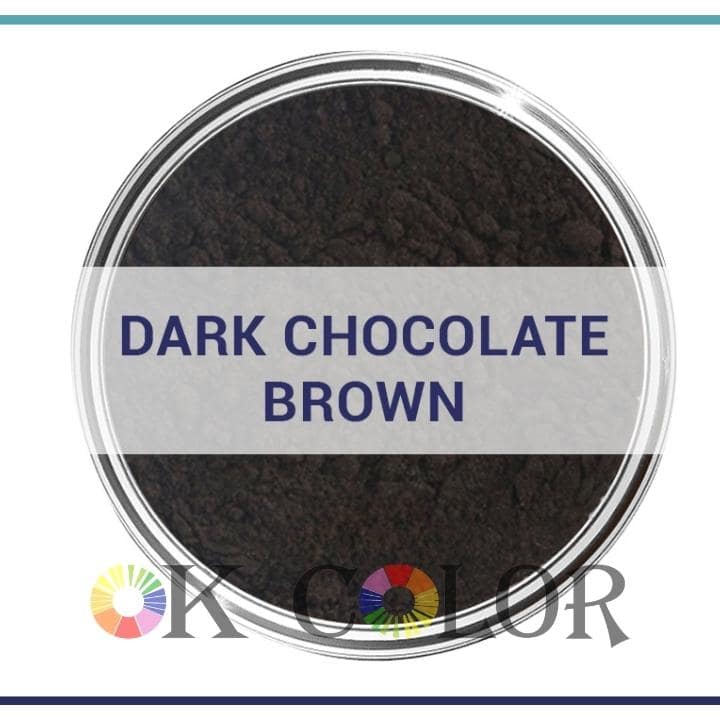 Dark Chocolate Brown E155 Toz Koyu Kahve Rengi Gıda Boyası