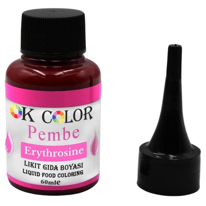 Erythrosine Pembe Sıvı Gıda Boyası 60 Ml