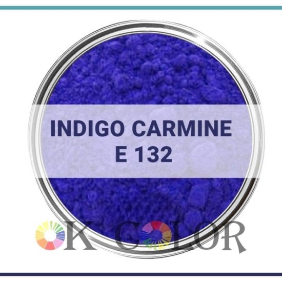 Indigo Carmine E132 Toz Koyu Mavi Gıda Boyası