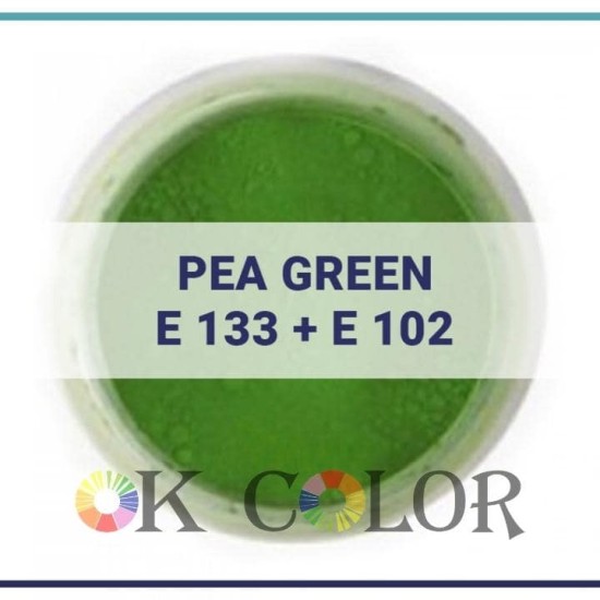 Pea Green E142 Toz Yeşil Gıda Boyası